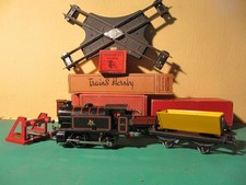 KONVOLUT DAMPFLOK UHRWERK HORNBY MECCANO BLECHBAHN SPUR 0 GEBRAUCHT