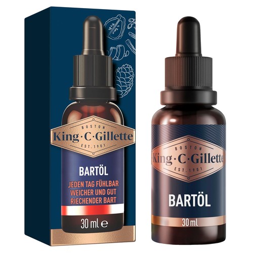 King gillette bartöl für - c.,