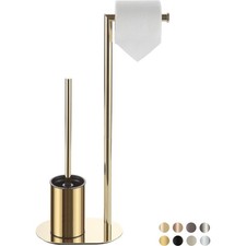 WC Garnitur Gold, Edelstahl WC