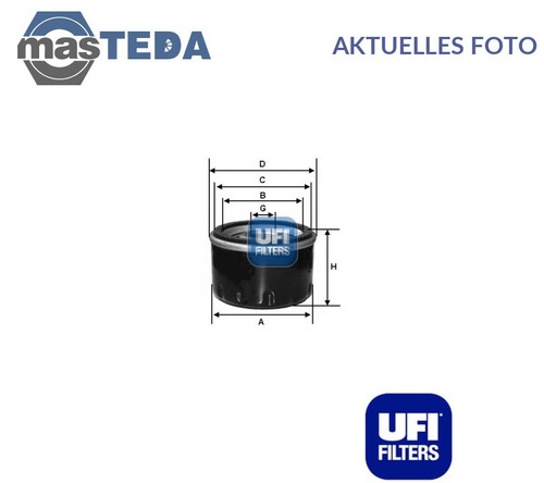 2327800 motor ölfilter ufi - 2327800,
