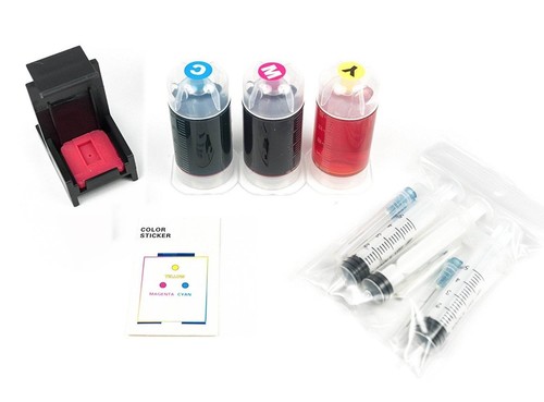 Tri color ink cartridge - cartridge, refill