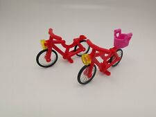 Lego® Fahrrad ➡️2 Fahrräder 🚲 Rot Bike Zweirad City Stadt Minifigur Neu