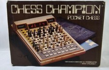 Novag Chess Champion Taschenschach ~ verpackt ~ getestet ~ Vintage