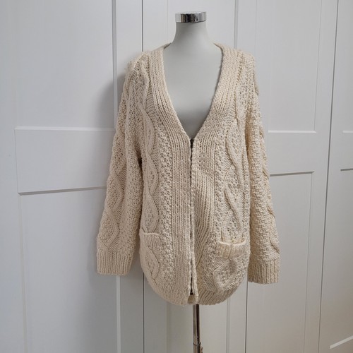 Irish knit cardigan schurwolle - knit,