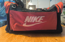 NIKE - Vintage  - Tasche Sporttasche / XXL / Tennis Fitness Bag - Rot &Weiß  gym