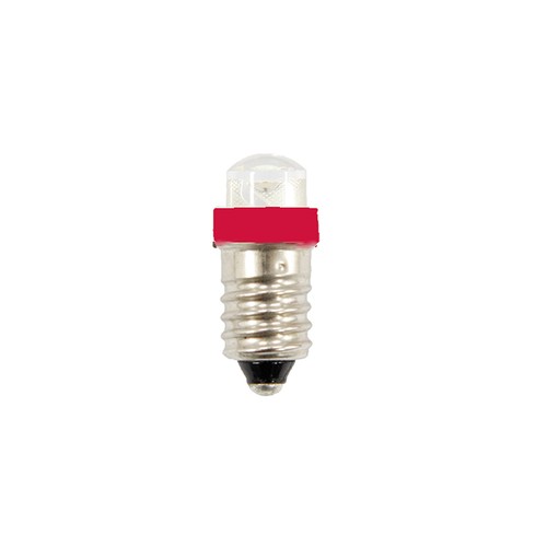 Led birne rot e10 kunststoff - led-birne,