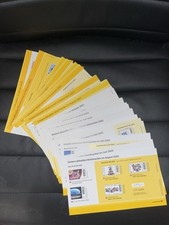 41 Briefmarkenschautafel Reklame Deutsche Post Briefmarken Tafel