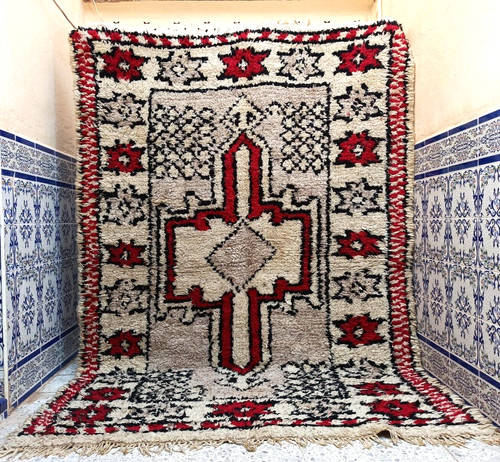 Vintage marokkanischer boujaad - marokkanischer,