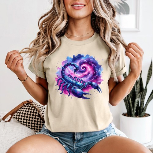 Galaxy scorpion damen shirt - galaxy, t-shirt