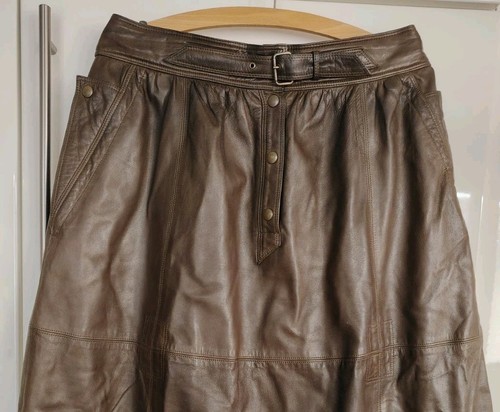 Escada vintage leder - midi, rock