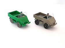 Wiking alt 60er Konvolut 2 x Unimog 411 offen
