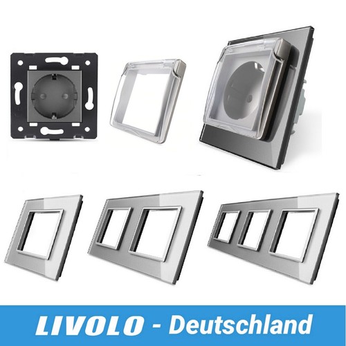 Livolo steckdosen glasrahmen - livolo,