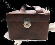 GOLDPFEIL Schminkkoffer LEDER Rarität KOSMETIKKOFFER Exklusiv BEAUTY Case 3739