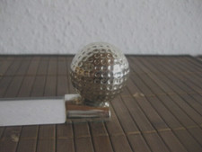 Sammlerstück Golfball Designer Stück versilbert