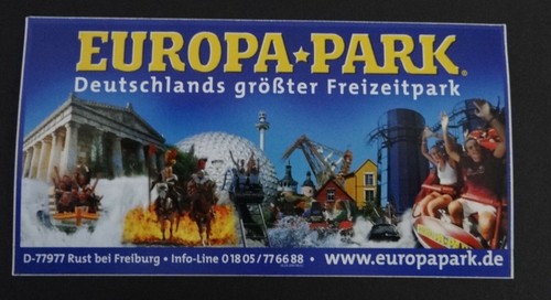 Werbe aufkleber europa park - werbe-aufkleber,