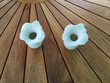 Rosenthal 2 Minivasen Florinda weiss unbenutzt