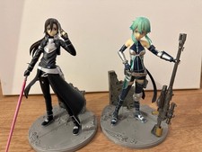 anime figuren gebraucht - Sword Art Online - kirito und Sinon - fatal bullet 