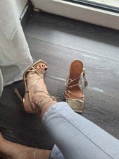 High Heels Riemchen Schnürung