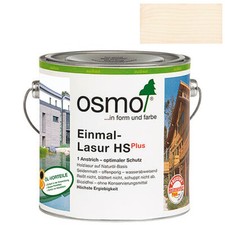 Osmo Einmal Lasur HSPlus Fichte Weiß seidenmatt für Holzmöbel 750ml