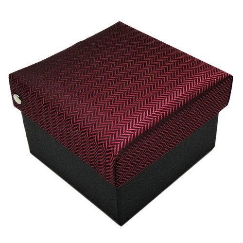 Krawattenbox rot schwarz - krawattenbox, in
