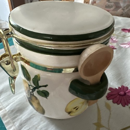 Vintage keramik vorratsglas - vintage,