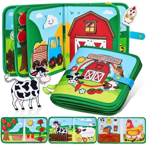 Filz bauernhof quiet book - filz,