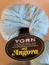 118g YORN BOUTIQUE  mit Angora Mint, 50% Angora, 40% Lambswool 