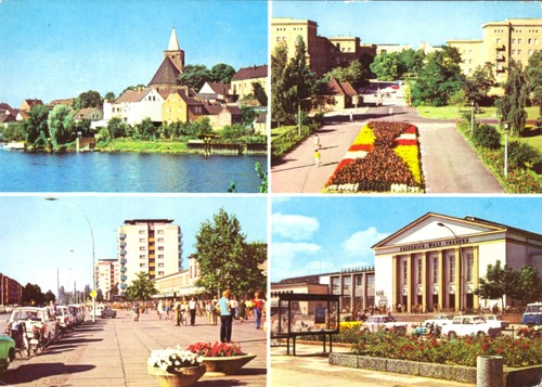 Eisenhüttenstadt vier - ak,, eisenhüttenstadt,