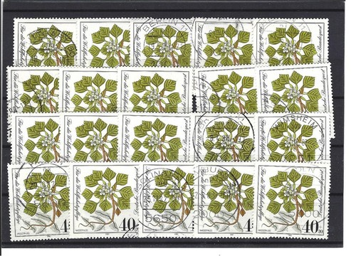 Wassernuss briefmarken - ", "