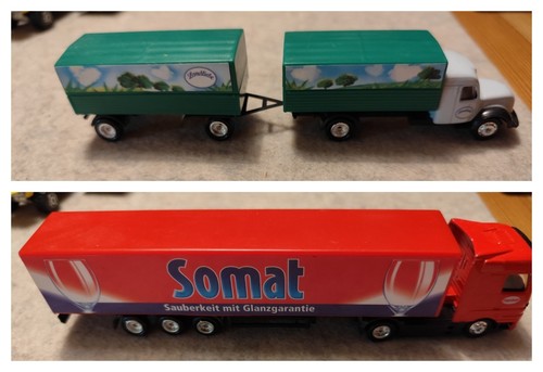 Werbetrucks von somat und - 2,
