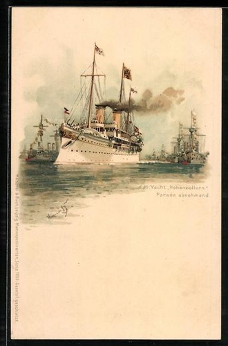 Künstler hans bohrdt s - künstler-ak, s.m