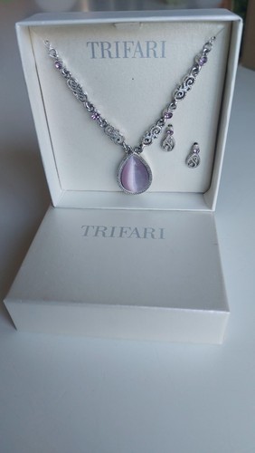 Trifari schmuckset halskette - trifari,