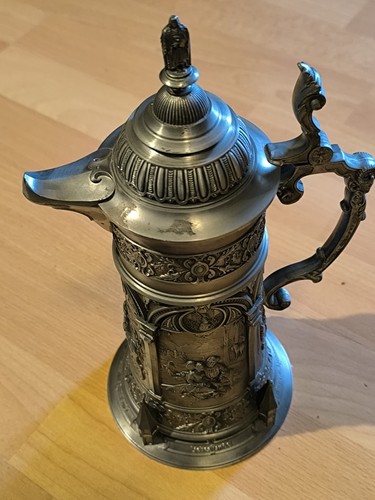 Zinn krug deckel humpen wmf - zinn,