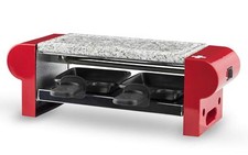 Kleines Raclette 2 Personen Heißer Stein H.Koenig RP2 Raclettegerät für Singels
