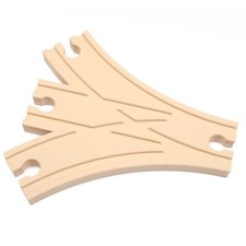 Weiche mit 3 Fahrspuren -