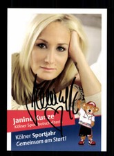 Janine Kunze Kölner Sportbotschafter Autogrammkarte Original Signiert #BC 191529