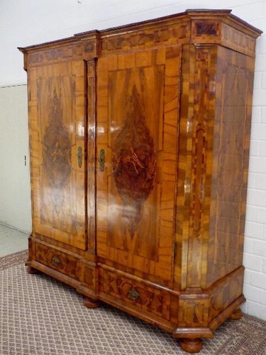 Barockschrank nussbaum - barockschrank,