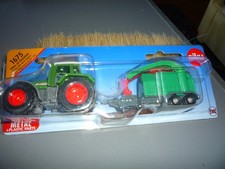 Siku Farmer 1:87 Traktor mit Holzhächsler 1675 + OVP