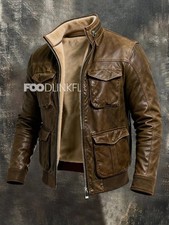 Herren Biker Vintage Antik