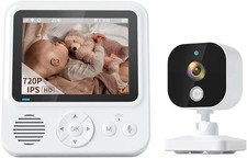 Babyphone mit Kamera und Nachtsicht, 2,8" 720P HD Video Bildschirm
