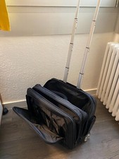 Dermata Trolley Pilotentrolly mit Notebook - Polstertasche Trolly 17 Zoll