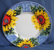 Wellco Design Krefeld Untertasse 15,5 cm Sonnenblumen  weitere Porzellan Teller