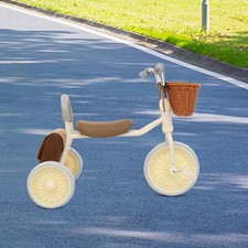 Multifunktionale Vintage Dreirad für Kinder 2-6 Jahre alt (mit Tasche)