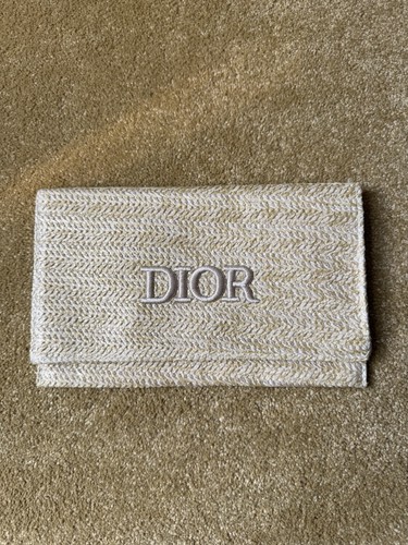 Dior raffia beauty clutch - dior,