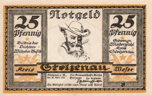 Verschiedene scheine notgeld - scheine,