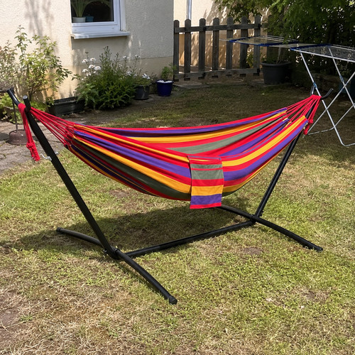 Doppelhängematte mit gestell - doppelhängematte,