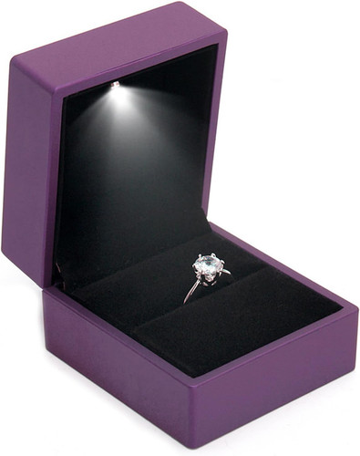 Ringbox beleuchtet schmucketui - ringbox,