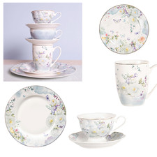 Geschirr aus Porzellan, Blumen