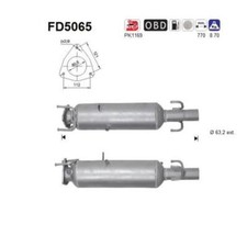 AS FD5065 Ruß-/Partikelfilter