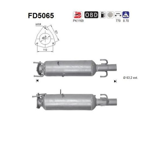 Fd5065 ruß partikelfilter - fd5065, ruß-/partikelfilter